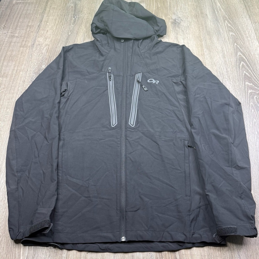 Outdoor Research Ferrosi Softshell Jacket Full Zip Hooded Gorpcore Mens L Large